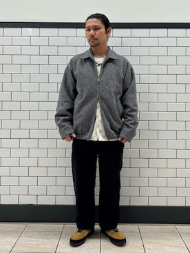 「417 EDIFICE（フォーワンセブンエディフィス）のアイテム（ブルゾン）」を使った、417 officialさん（メンズ・166cm）の秋コーディネート