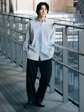 417 officialさん（メンズ・180cm）の冬コーディネート