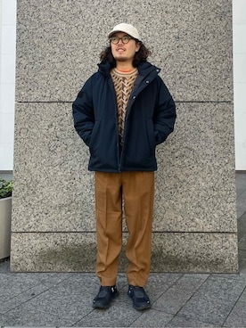 417 officialさん（メンズ・174cm）の冬コーディネート