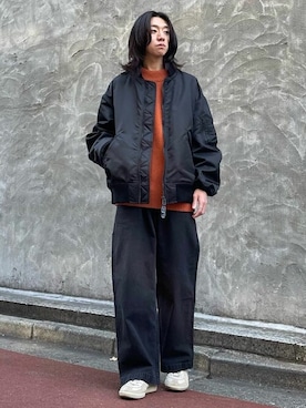 417 officialさん（メンズ・168cm）の冬コーディネート