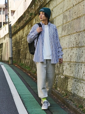 417 officialさん（メンズ・180cm）の冬コーディネート