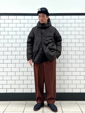 「RACAL（ラカル）のアイテム」を使った、417 officialさん（メンズ・170cm）の冬コーディネート