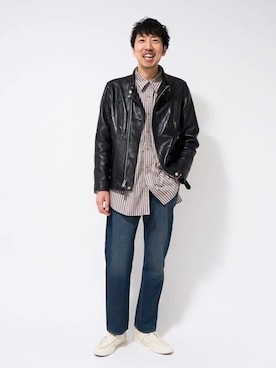 417 officialさん（メンズ・185cm）の冬コーディネート