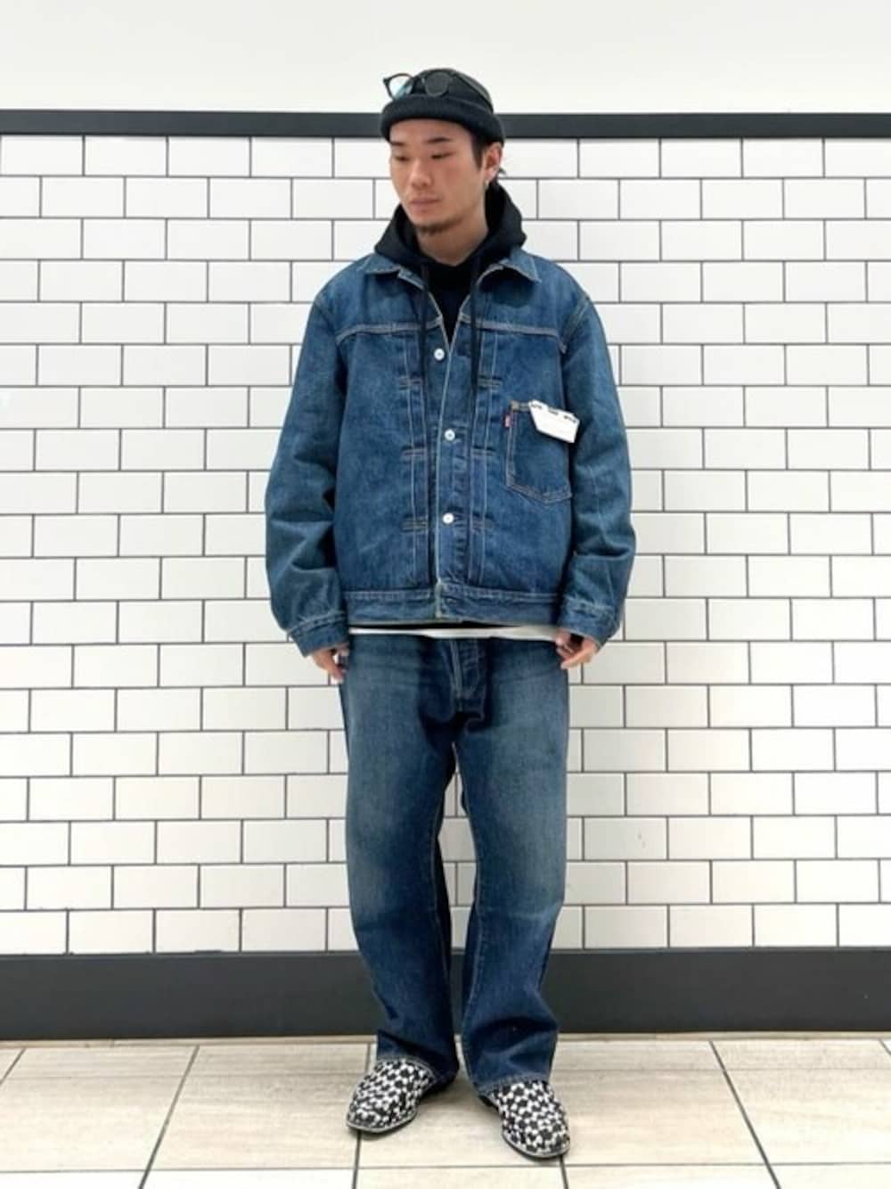 秋冬コーデ❤️ゆったりジャケット　デニム　お出かけ 417 official(417 EC)｜Levi'sのデニムジャケットを使った