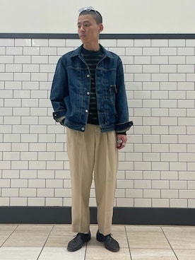 417 officialさん（メンズ・175cm）の冬コーディネート