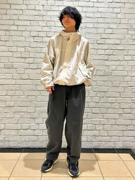 「417 EDIFICE（フォーワンセブンエディフィス）のアイテム（マウンテンパーカー）」を使った、417 officialさん（メンズ・176cm）の冬コーディネート