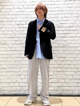 417 officialさん（メンズ・176cm）の春コーディネート