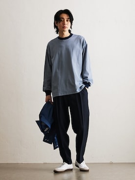 417 officialさん（メンズ・180cm）の春コーディネート