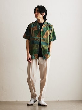 417 officialさん（メンズ・180cm）の春コーディネート