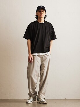 417 officialさん（メンズ・180cm）の春コーディネート