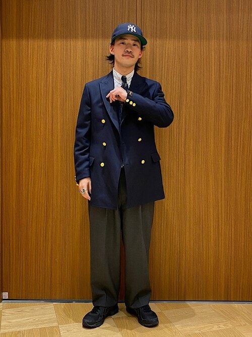 SOUTHWICK(サウスウィック)の「Southwick: PAXTON ウール ネイビー