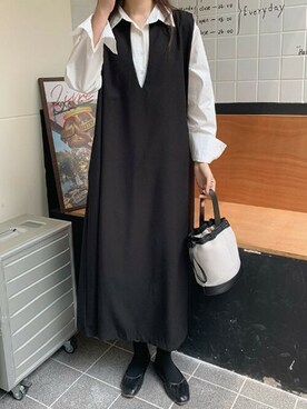 LMさん(レディース・155cm)の冬コーディネート