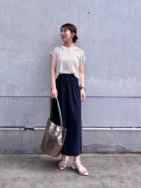fukuさん（レディース・157cm）の夏コーディネート