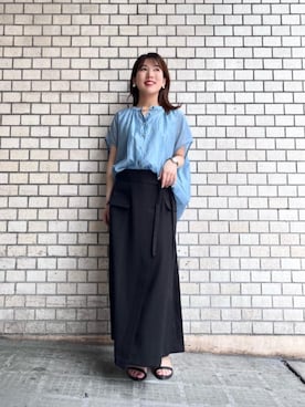 fukuさん（レディース・157cm）の夏コーディネート