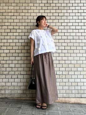 fukuさん（レディース・157cm）の夏コーディネート