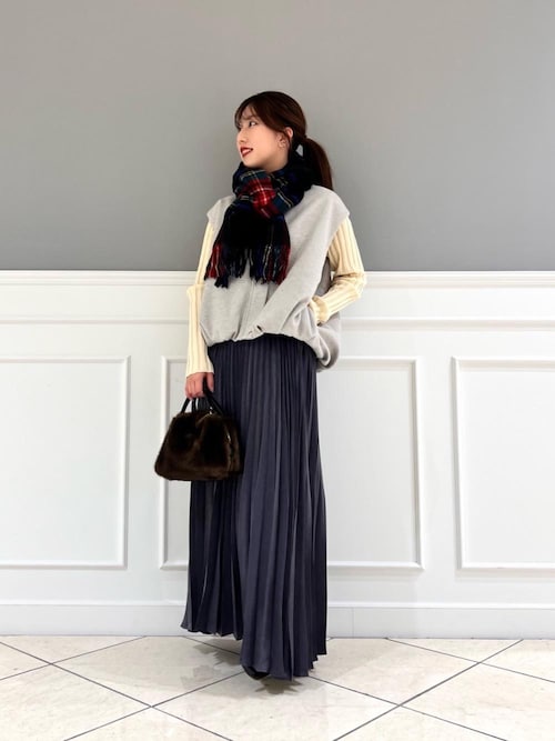 メルトンバルーンベスト（その他アウター）｜le.coeur blanc（ルクール