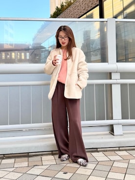 fukuさん（レディース・157cm）の冬コーディネート