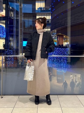 fukuさん（レディース・157cm）の冬コーディネート