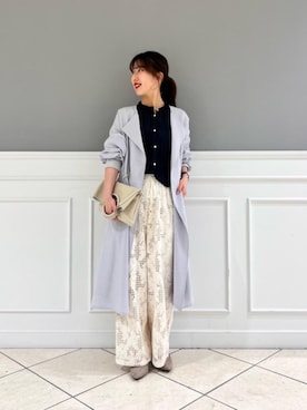 fukuさん（レディース・157cm）の春コーディネート