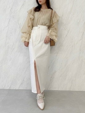 mikiさん（レディース・153cm）の春コーディネート