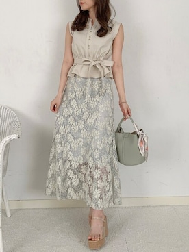 mikiさん（レディース・153cm）の春コーディネート