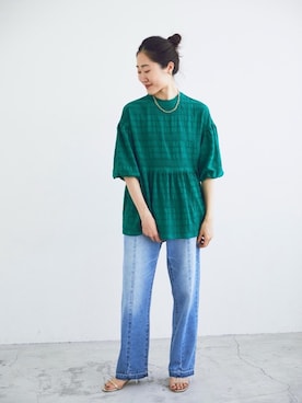 「web限定」｜mihoさん（レディース・159cm）の春コーディネート