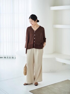 mihoさん（レディース・159cm）の夏コーディネート