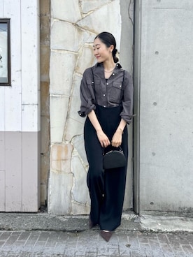 mihoさん（レディース・159cm）の秋コーディネート