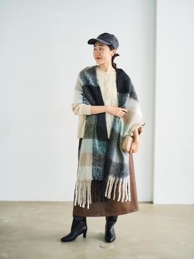 mihoさん（レディース・159cm）の秋コーディネート