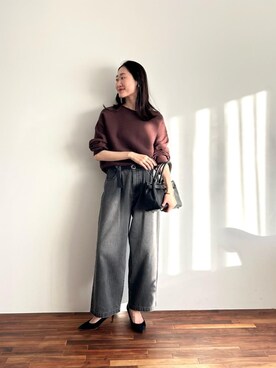 mihoさん（レディース・159cm）の秋コーディネート