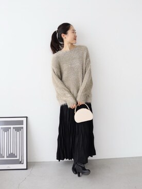 mihoさん（レディース・159cm）の冬コーディネート