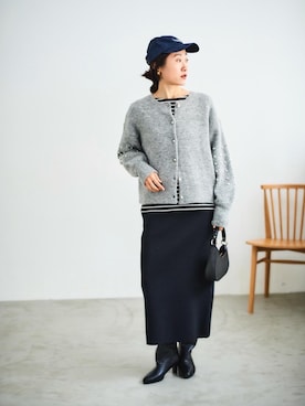 mihoさん（レディース・159cm）の冬コーディネート