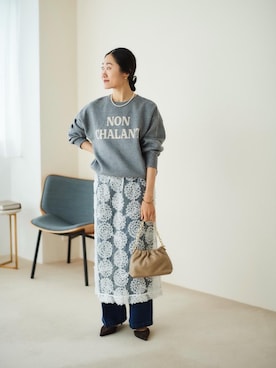 mihoさん（レディース・159cm）の冬コーディネート