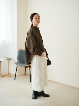 mihoさん（レディース・159cm）の冬コーディネート