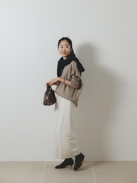 「キュロット」｜mihoさん（レディース・159cm）の秋コーディネート