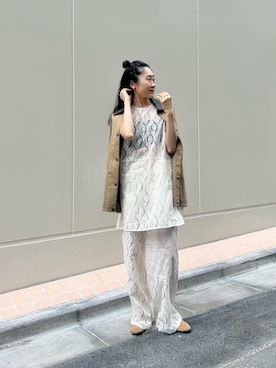 「セットアップ‎」｜mihoさん（レディース・159cm）の秋コーディネート