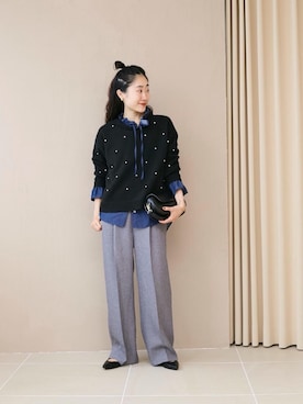 mihoさん（レディース・159cm）の秋コーディネート