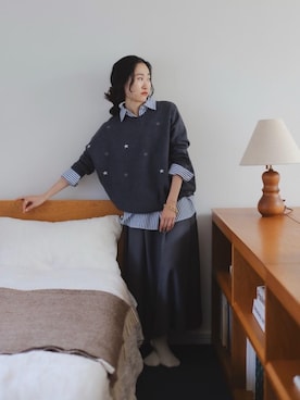 mihoさん（レディース・159cm）の秋コーディネート