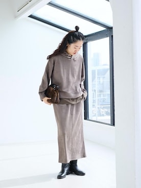 mihoさん（レディース・159cm）の秋コーディネート