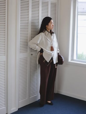 「ボストンバッグ」｜mihoさん（レディース・159cm）の秋コーディネート