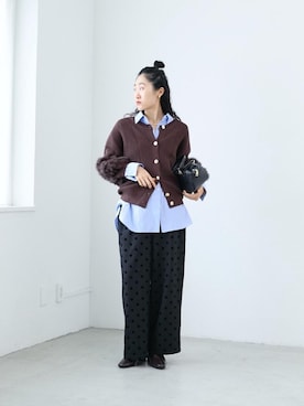 mihoさん（レディース・159cm）の冬コーディネート