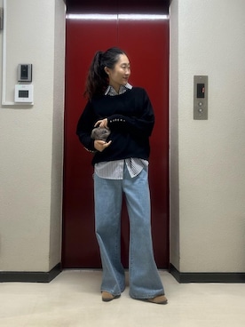 mihoさん（レディース・159cm）の冬コーディネート