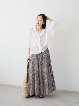 mihoさん（レディース・159cm）の春コーディネート