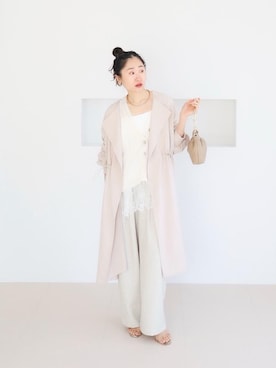 mihoさん（レディース・159cm）の春コーディネート