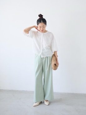 mihoさん（レディース・159cm）の春コーディネート