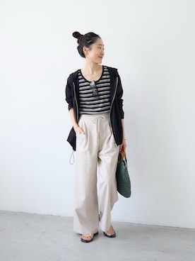 mihoさん（レディース・159cm）の春コーディネート