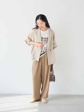 mihoさん（レディース・159cm）の春コーディネート