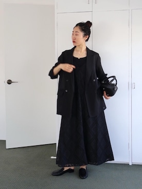 「le.coeur blanc（ルクールブラン）のアイテム」を使った、mihoさん（レディース・159cm）の春コーディネート