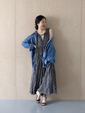 「le.coeur blanc（ルクールブラン）のアイテム」を使った、mihoさん（レディース・159cm）の春コーディネート