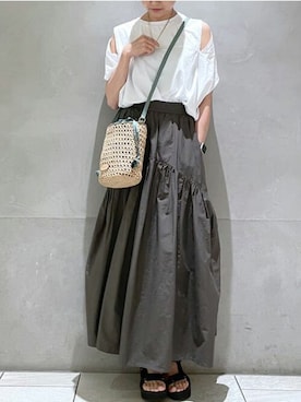 SamanthaThavasaさん（レディース・160cm）の夏コーディネート